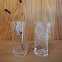 三角柱小花入れ_Glass Studio Calore