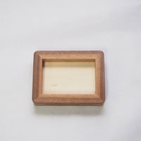 オイル仕上げの木のフォトフレーム大＿木工房OKA