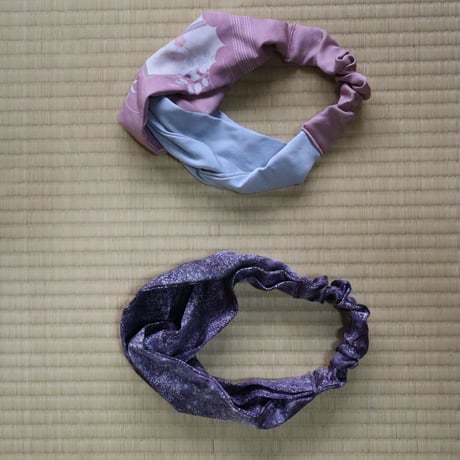 ヘアーバンド_華絹