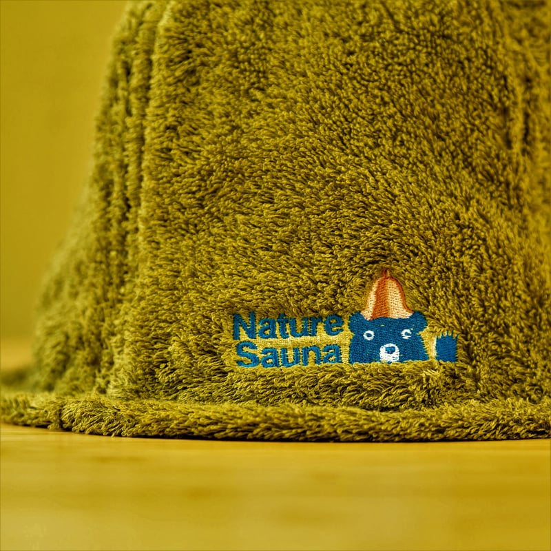 壁の装飾 飾り SaunaNova サウナマット 市松リーフグリーン