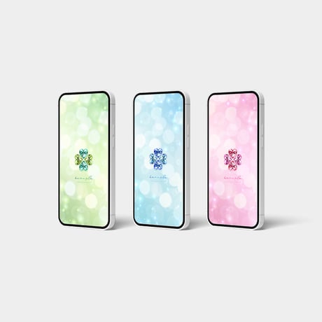 【四つ葉ジュエリーのグリーン】幸運を呼ぶエメラルドとペリドットの輝き🍀心ときめくスマホ壁紙で毎日をハッピーに✨