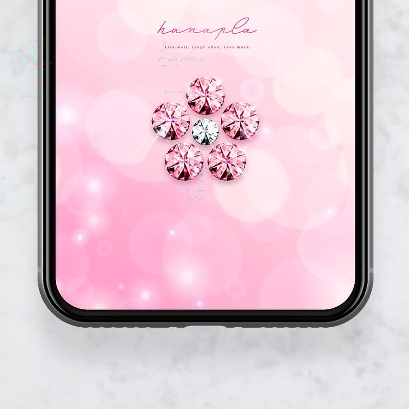 桜色のサクラジュエリー＋数字32】🌸ピンク×ホワイトの宝石が咲く