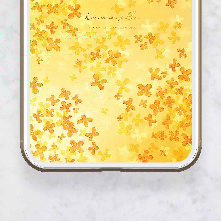 幸福と癒しを呼ぶ金木犀＋数字15】🍊水彩のやさしさと甘い香りを感じる