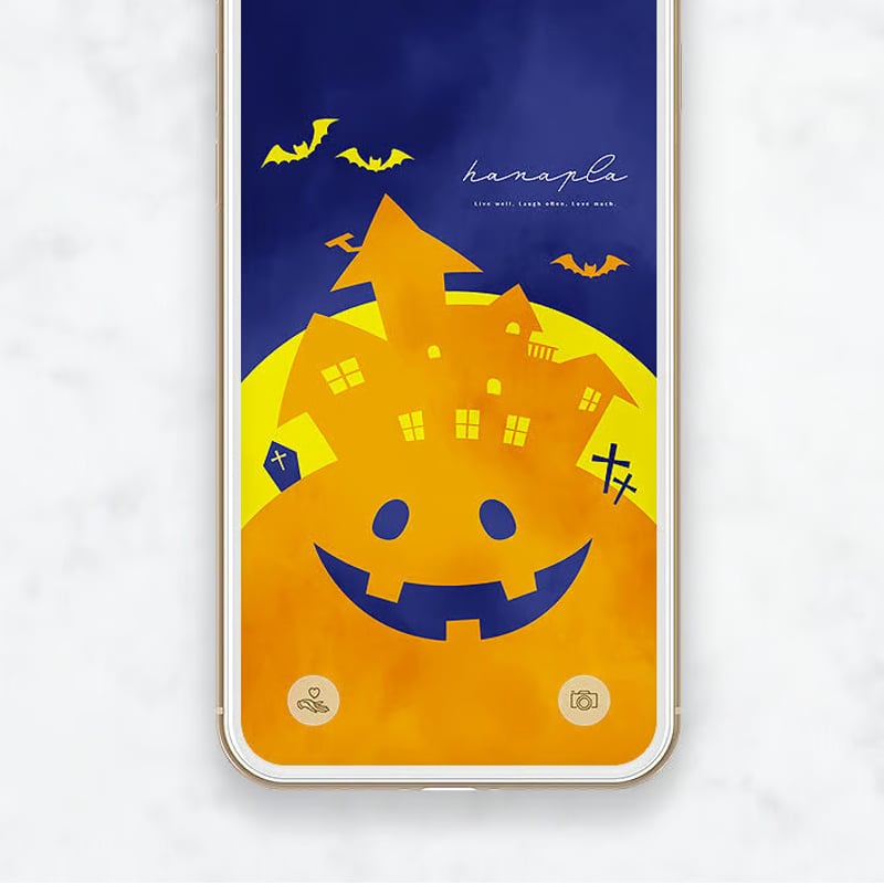 ジャックオーランタンの街】🎃月夜に浮かぶ洋館とコウモリが舞う