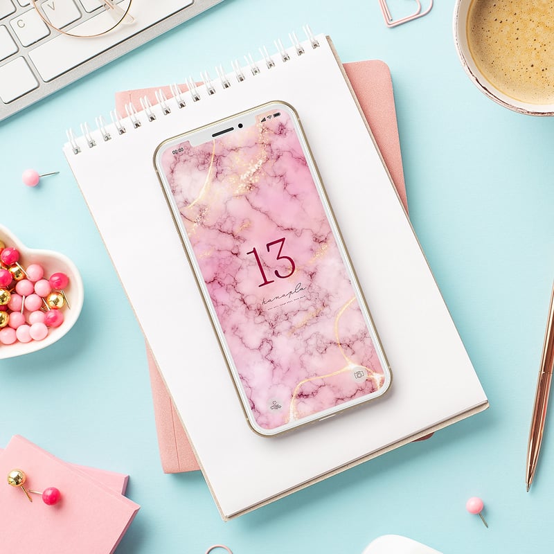 大幅値下げ中！大玉！高品質⭐︎ローズピンクマイカ⭐︎キラキラ14.7mm 大人気1粒300円！鮮やかなピンク天然インカローズ8mm丸玉ビーズ