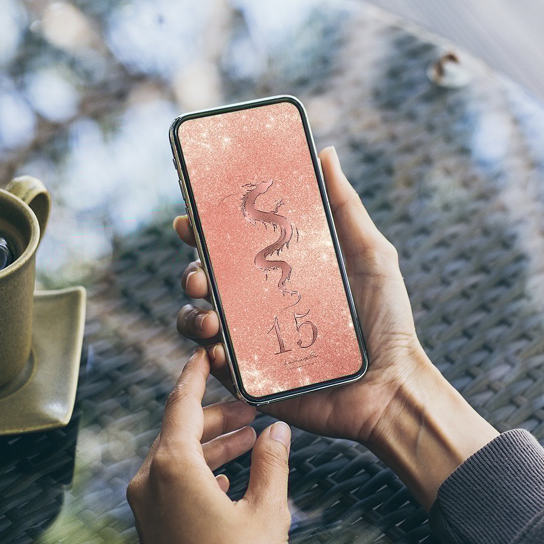 神光宿る！幸運昇る桃金龍神＋数字15】🐉煌めくピンクゴールドの光✨愛