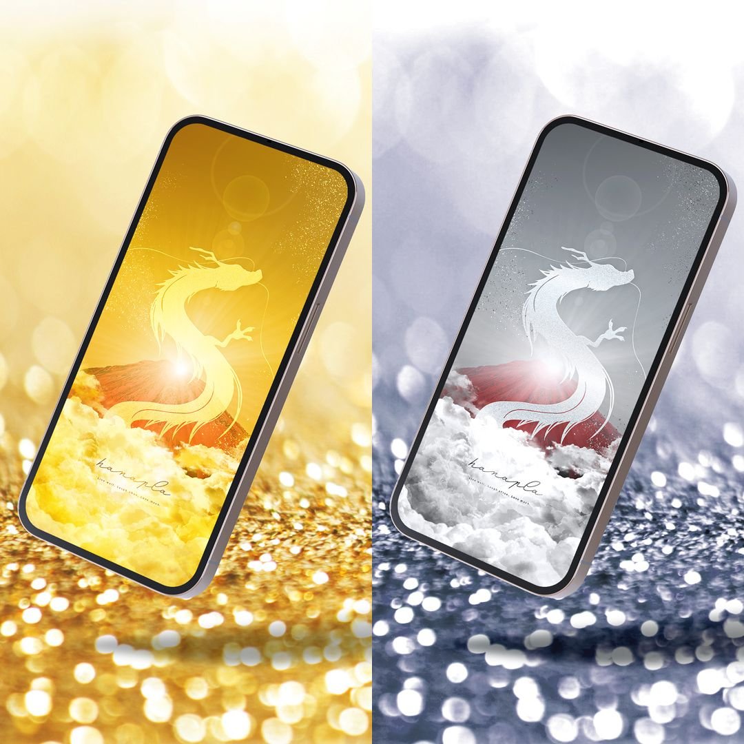 最強無敵！金雲ダイヤモンド赤富士金龍王】🌞天を貫く黄金の龍神が舞う