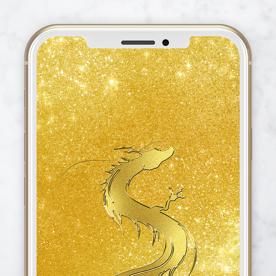 神光宿る！金運昇る黄金龍神】✨天の光をまとい昇る黄金龍神🐉神聖な