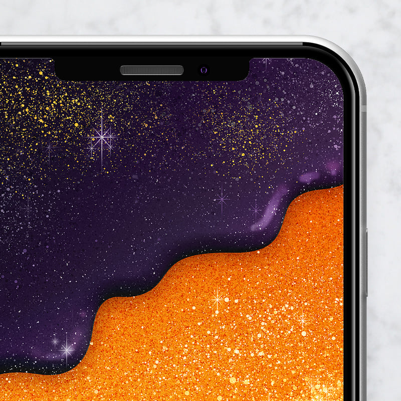 キラキラ魔除ショコラ】✨オレンジ×紫のハロウィンカラーで運気アップ