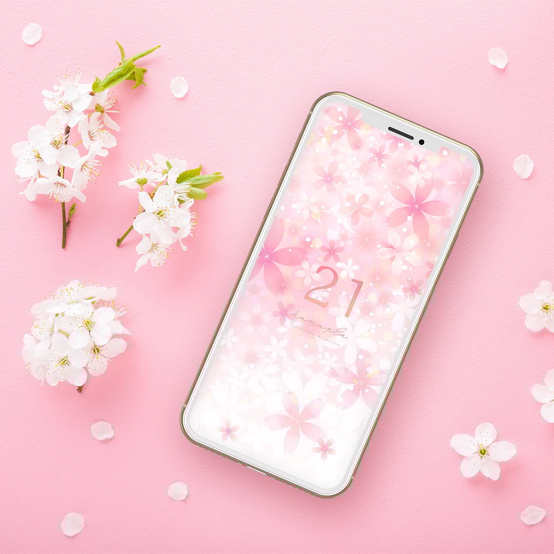 桜❀ さま専用ページ 満開さくら花盛りパステル空＋数字21】🌸幸福の花が咲き誇る春の光✨愛
