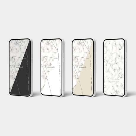 【マーブル模様】スタイリッシュで爽やか気分！ホワイトカラーと大理石のスマホ壁紙