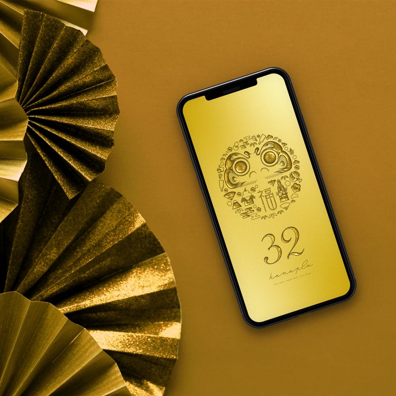 REI君 　連絡待 最強金運御守！黄金だるま縁起大集結＋数字32】✨富士山・門松・鏡餅