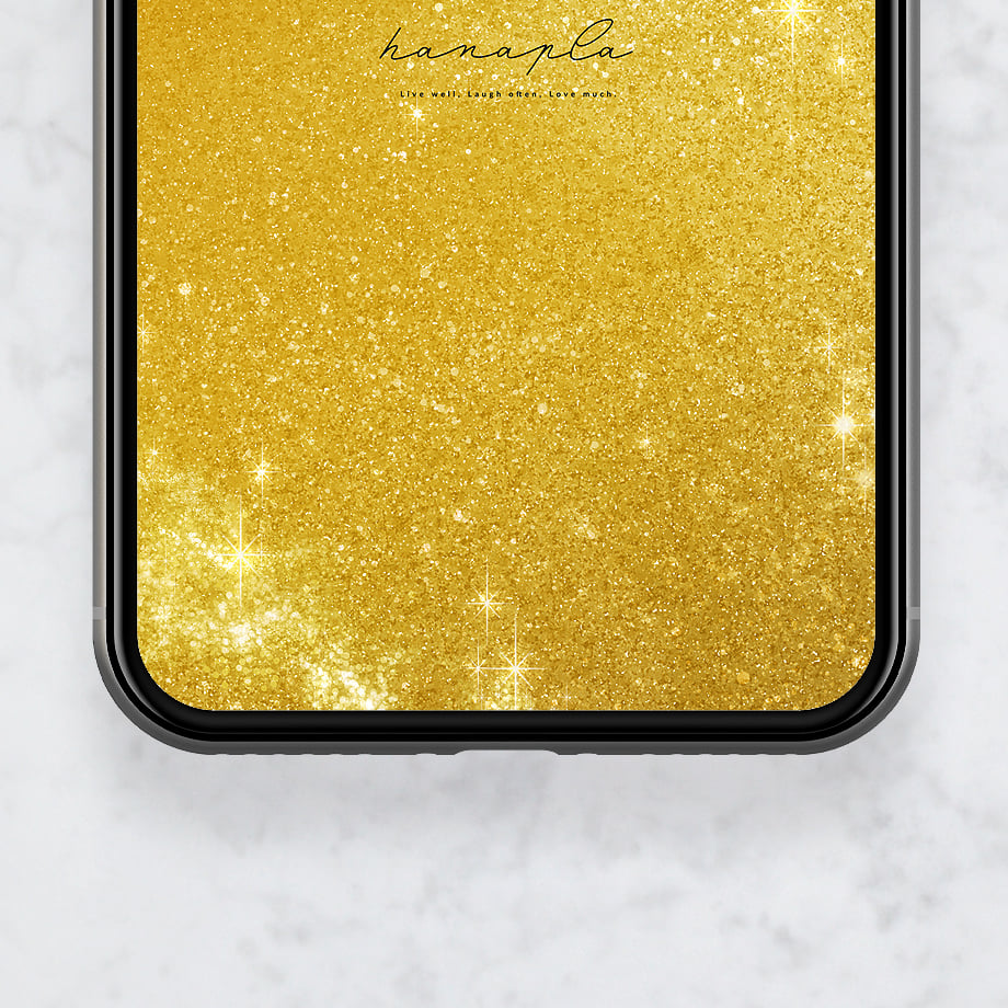 ダブルゴールデン・グリッター＋数字7】✨黄金尽くしの輝きで金運