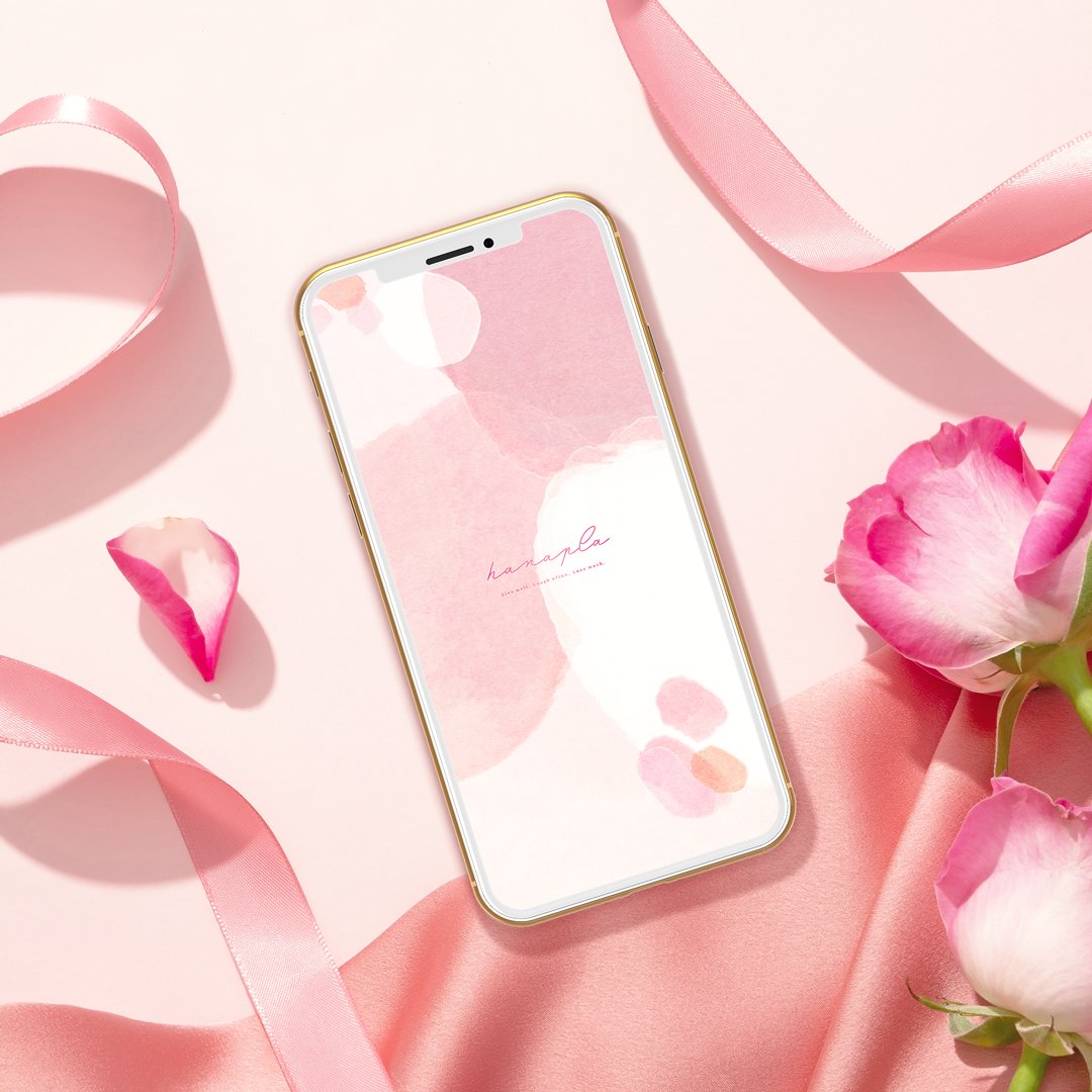 くすみピンクの幸せグラデ】💗大人女性の心を癒す水彩アート🎨愛情運と