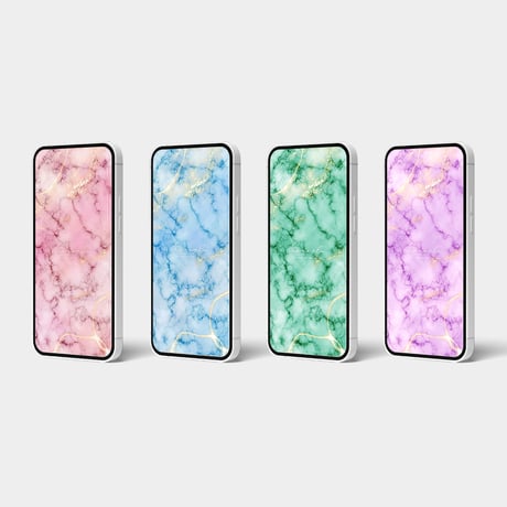 【美の極みエメラルドグリーン大理石】癒しとリラックス！ゴールドラメとグリーンマーブルのスマホ壁紙