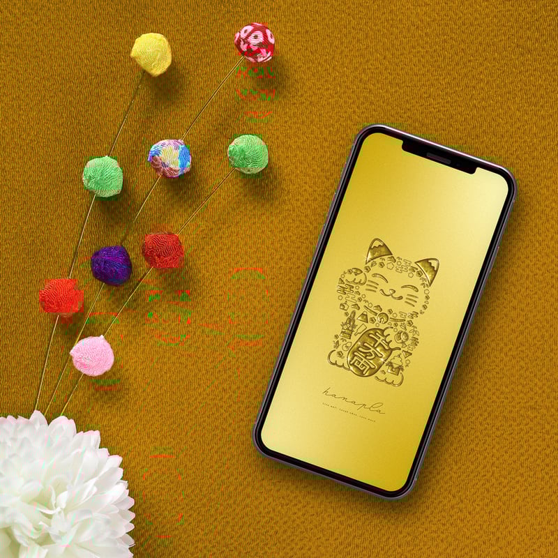 開運絵画 ❀金運招財招き猫❀手が常に動く 開運絵画 ❀金運招財招き猫