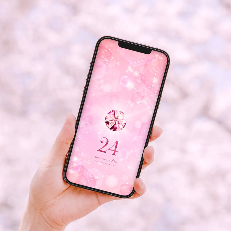 【お得♡】ピンクダイヤ　６粒 幸福の輝き大粒ピンクダイヤ＋数字24】心ときめく💎六角の煌きと