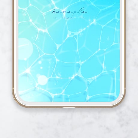 【煌めき浄化ブルーウォーター＋数字24】透き通る水と光の魔法✨スマホ壁紙で心も空間もリフレッシュ🌿癒しと運気アップの待ち受け💎