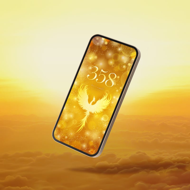 金鳳凰の神翼ダイナミック昇運＋数字358】🔥✨黄金に輝く聖なる