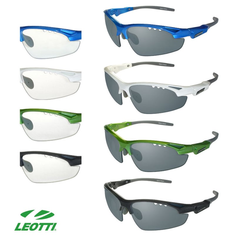LEOTTIレオッティ スポーツサングラス LEO-02SMK 交換用クリア