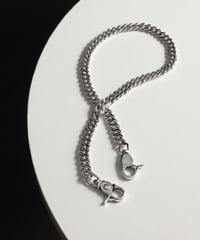 NBR07A／NEW BROWN silver walletchain