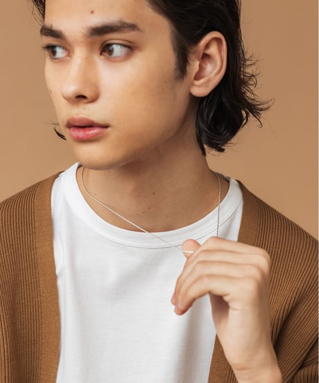 NB26／NEW BROWN snakechain silver necklace