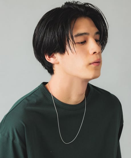 NB26／NEW BROWN snakechain silver necklace