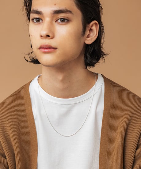 NB26／NEW BROWN snakechain silver necklace