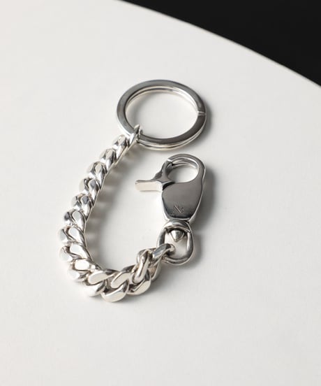 NBR08A／NEW BROWN silver keychain