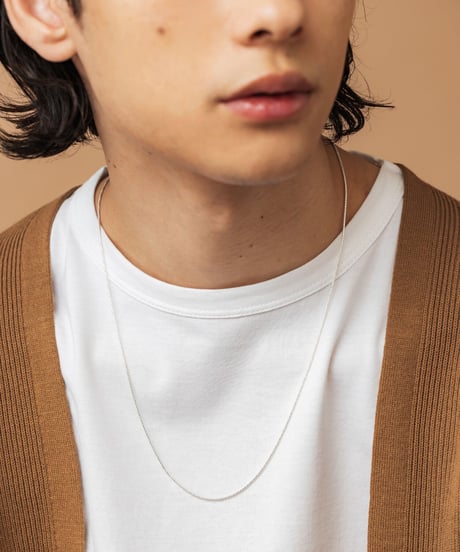 NB26／NEW BROWN snakechain silver necklace