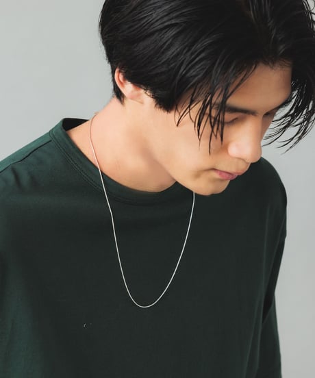 NB26／NEW BROWN snakechain silver necklace