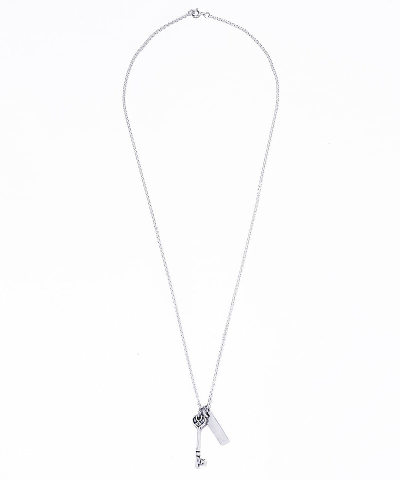 HVYK0157/NEW BROWN Key & plate necklace | NEW B...