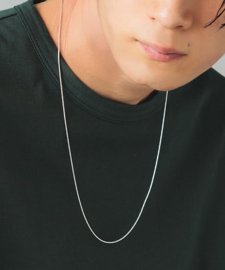 NB26／NEW BROWN snakechain silver necklace