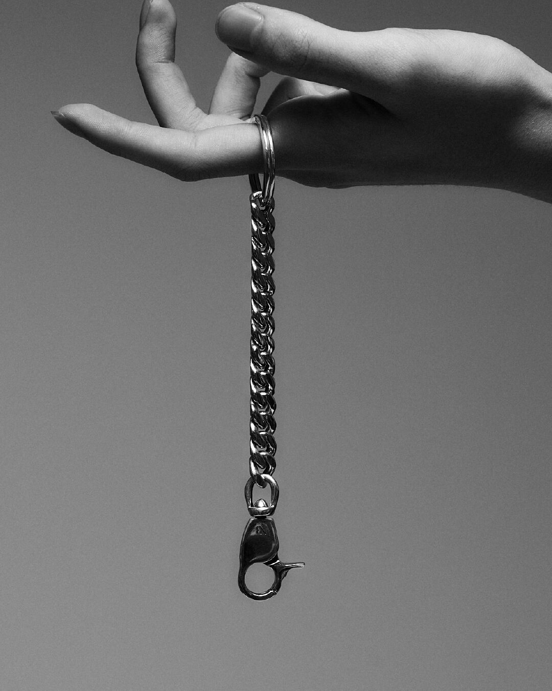 NBR08A／NEW BROWN silver keychain | NEW BROWN
