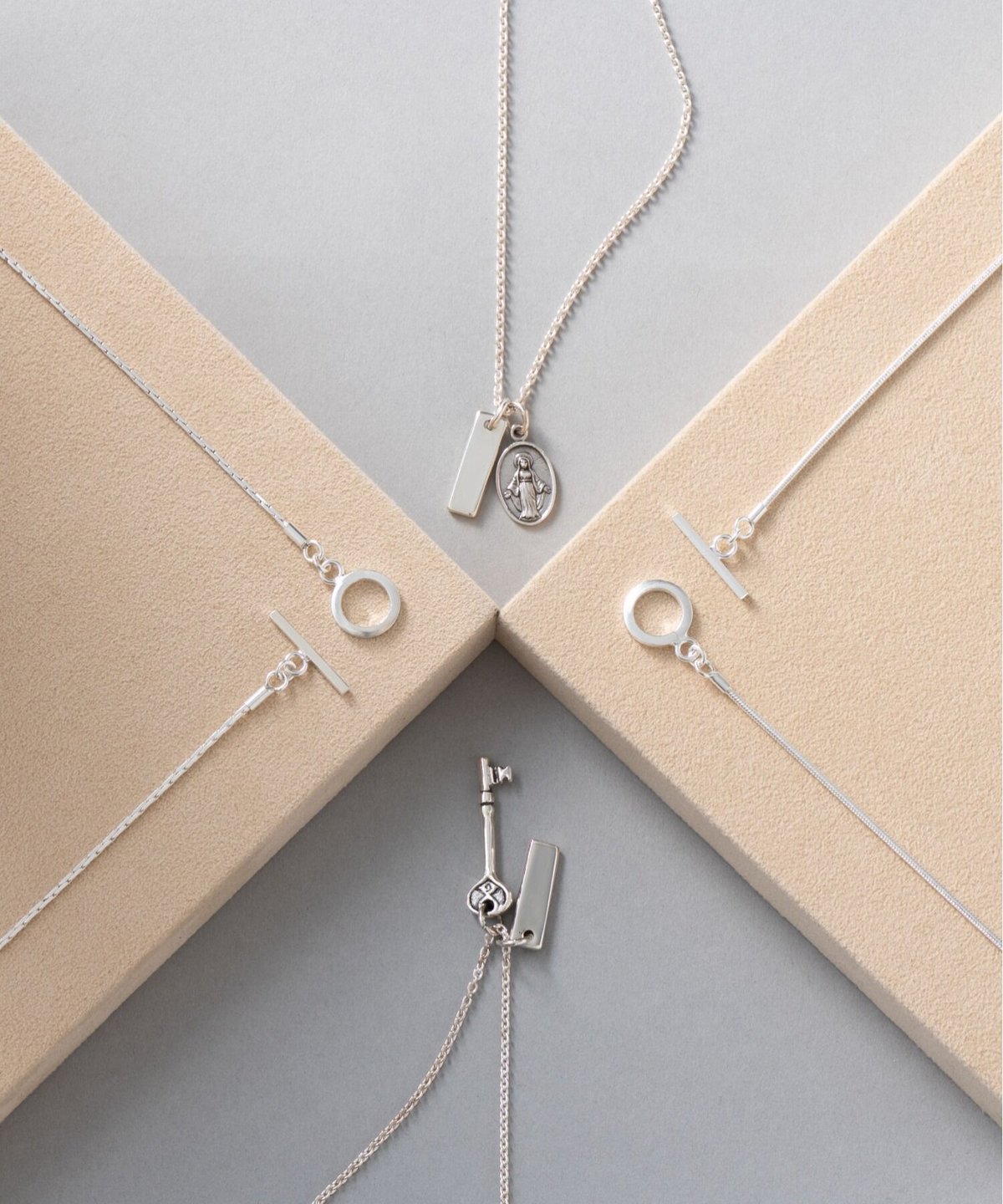 HVYK0159/NEW BROWN Maria necklace