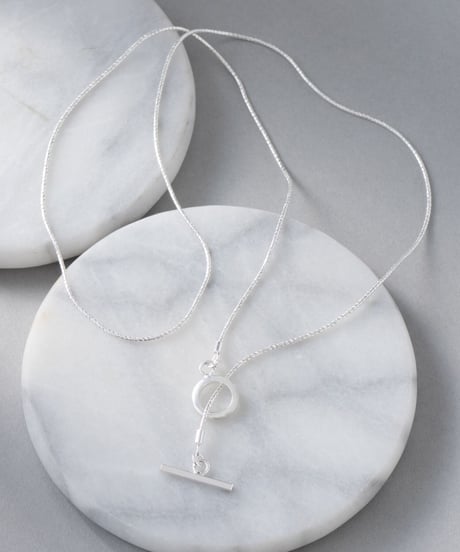 NB26／NEW BROWN snakechain silver necklace