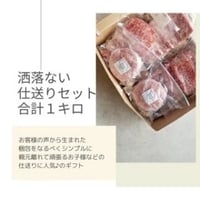 コレ便利♪ 洒落ない仕送りセット A5等級 焼肉 SPFブランド ハンバーグ ×2個 (合計約1kgを小分け真空冷凍でお届け) WADATSU® 送料無料(一部地域除く) 肉ギフト