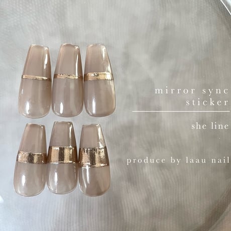 MS-03 mirror sync sticker ”she line”
