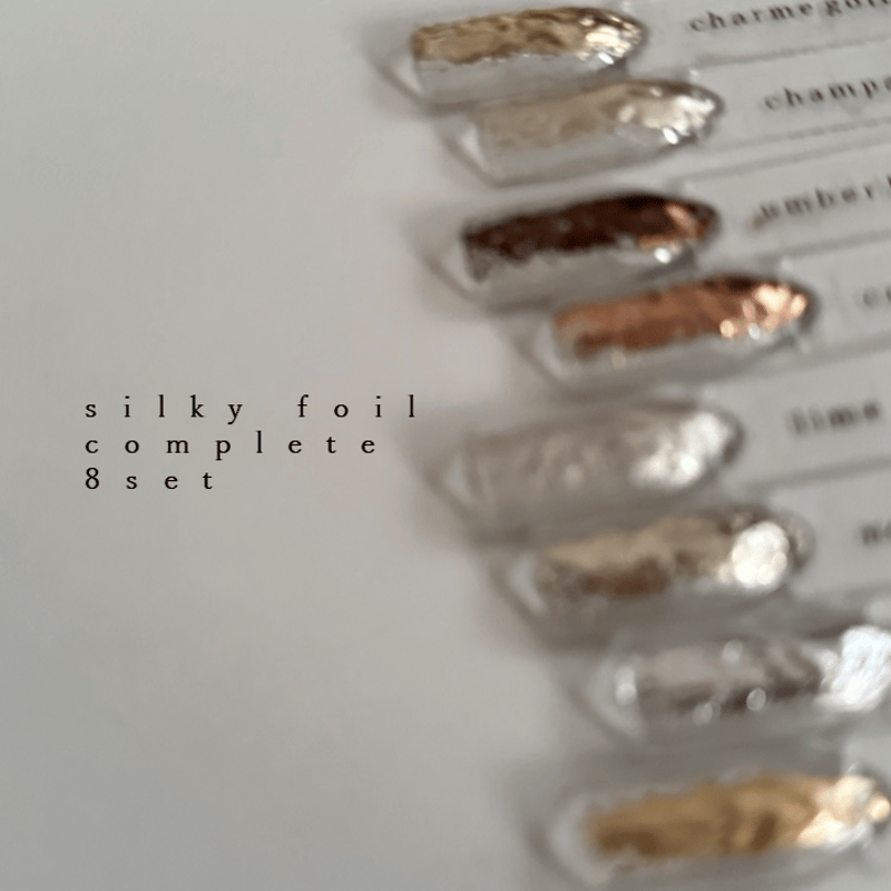 silky foil complete 8set | laau nail store