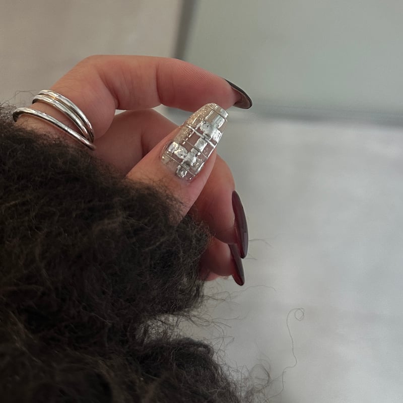 laau nail ミキシングジェル　ホイル TRÏNA×laau nail art foil gel_BK | laau nail store