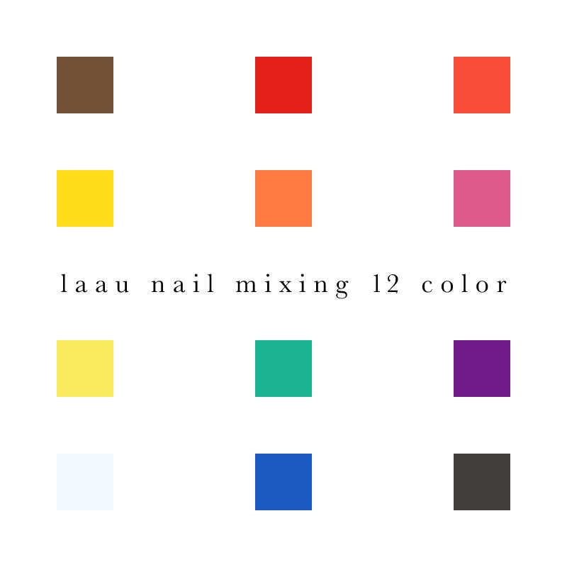 laau nail mixing 12colors set