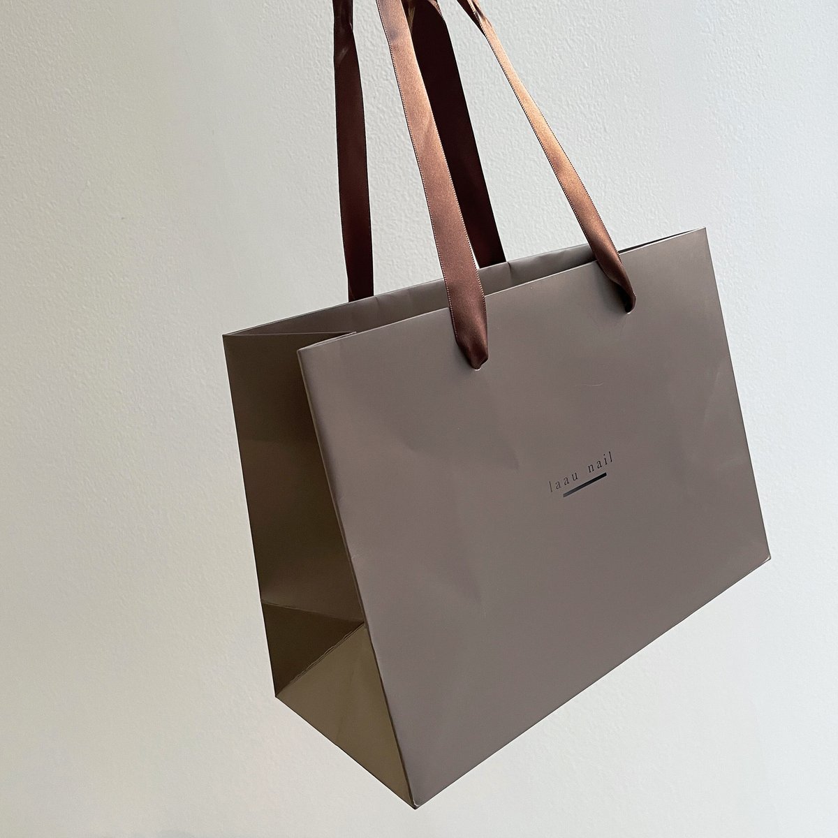 shop bag_-brown- | laau nail store