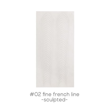 mirror sync sticker ”fine french line”