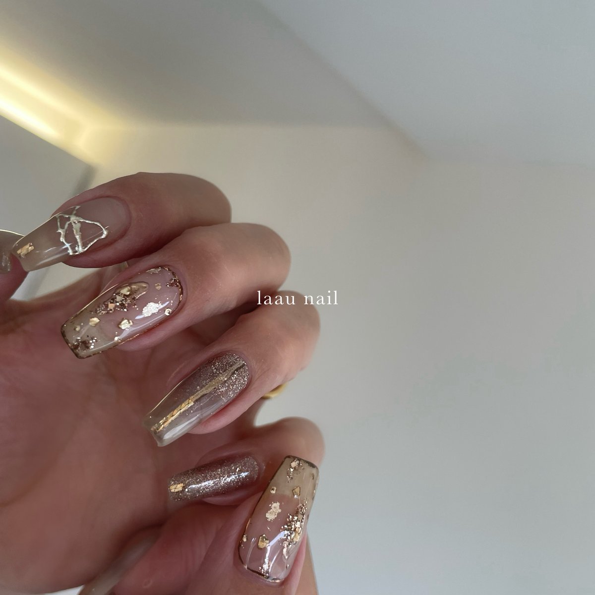 laau nail ラメ11セット＋calm gold 箔＋その他ゴールド小物 fit=scale-down,w=1200