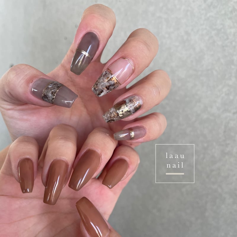 laau nail brown series 5色セット laau nail brown series 5色セット