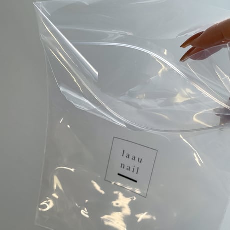 shop bag -clear-