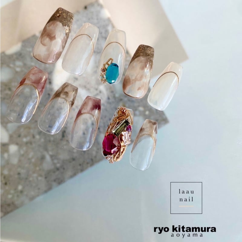 mirror sync sticker ”fine french line” | laau n