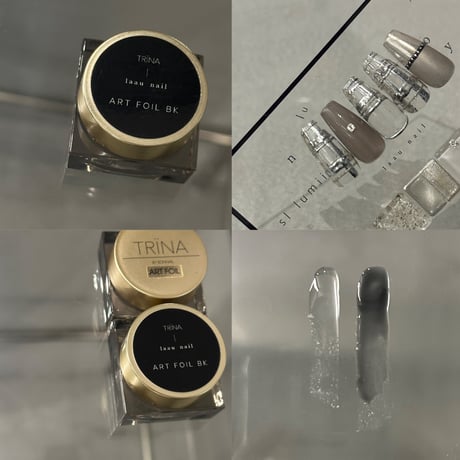 TRÏNA×laau nail art foil gel_BK