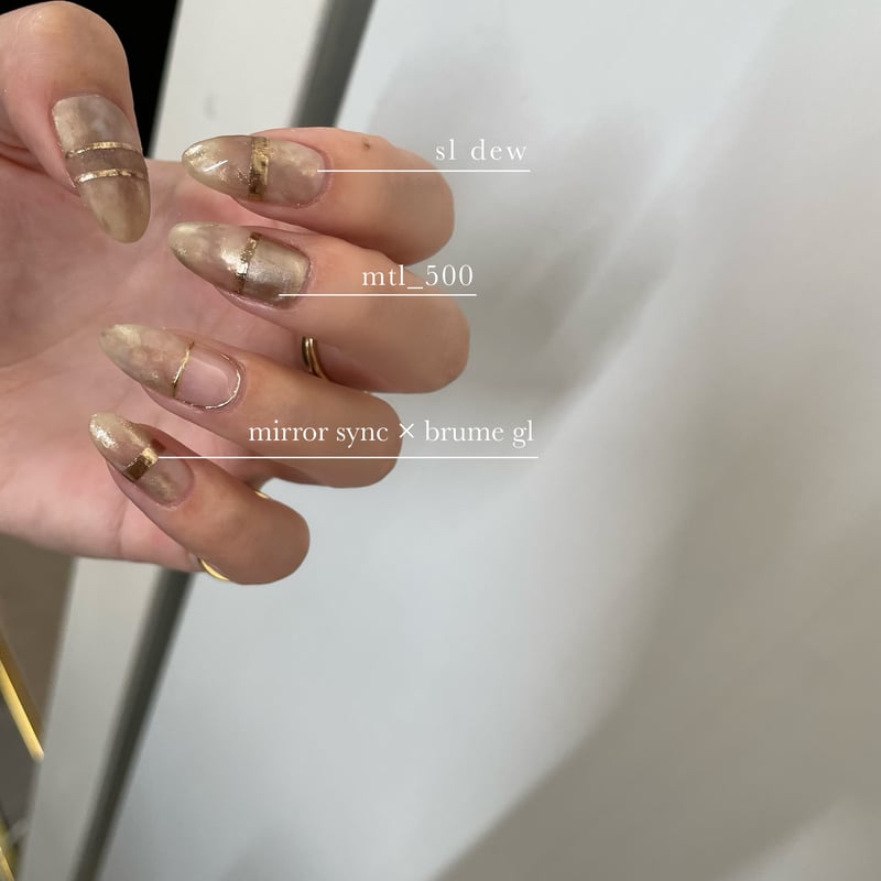 laau nail ミキシングジェル　ホイル TRÏNA×laau nail art foil gel_BK | laau nail store