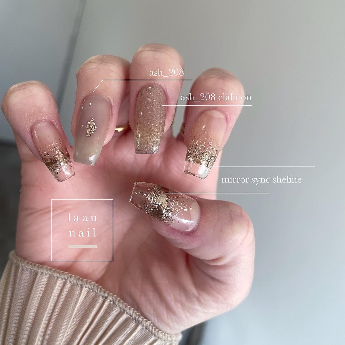 MS-03 mirror sync sticker ”she line” | laau nai